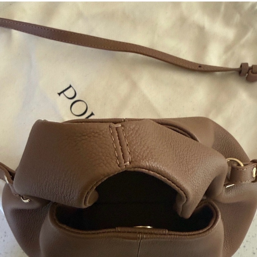 Polene Numero Neuf Mini Textured Camel - Picture 10 of 15